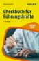 Reinhold Haller: Checkbuch für Führungskräfte, Buch