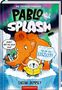 Titel: "Die Zeitreise-Pinguine: Pablo und Splash". Ein Mammut, zwei Pinguine auf Eis. Einer sagt: „Hallo? Hilf mir doch mal!".