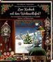 Titel: „Zum Kuckuck mit dem Weihnachtsfest!“ Ein Mann sitzt vor einem Fenster, schaut auf eine Winterlandschaft mit Tannenbaum., Buch