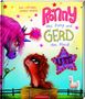 Ronny das Pony und Gerd das Pferd, und Ute die Stute. Bunte Tiere mit lustigem Ausdruck auf Heuballen und Wiese.