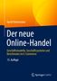 „Der neue Online-Handel“, 15. Auflage, von Gerrit Heinemann. Farbverlauf in Gelb und Dunkelblau. Springer Gabler Logo., Buch