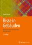 Titel: Risse in Gebäuden. Untertitel: Damit aus einer Fassade kein Ris(s)iko wird. Bunter geometrischer Hintergrund.