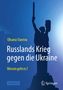 "Oksana Stavrou - Russlands Krieg gegen die Ukraine: Worum geht es?"; Silhouette einer Statue vor blauem Himmel., Buch
