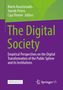 „The Digital Society“, Buchcover mit lila Hintergrund und grünem Text, Springer VS Logo unten., Buch