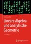 Christian Bär, Lineare Algebra und analytische Geometrie, 2. Auflage. Schwarzer Hintergrund mit grünen Symbolen., Buch