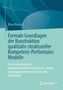 Covertext: "Formale Grundlagen der Konstruktion qualitativ-struktureller Kompetenz-Performanz-Modelle" von Klaus Korossy. Blaues Design.