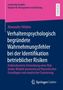 Text: "Leadership Insights: Impulse für Management und Führung", Titel über Verhaltenspsychologie und Risiken, Springer-Logo., Buch