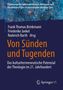 Cover-Text: "Von Sünden und Tugenden". Illustration mit blauen Tönen und feinen Details oben. Springer VS Logo unten., Buch