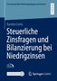 Titel: Steuerliche Zinsfragen und Bilanzierung bei Niedrigzinsen. Blaues Cover, Logos unten, Springer Gabler.