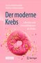 Titel: Der moderne Krebs. Auf rosa Hintergrund ein pinker Donut mit bunten Streuseln., Buch