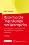 „Mathematische Fingerübungen zum Weiterspielen“. Gelbes und rotes Design. Logos von MOREMEDIA und Springer Spektrum., Buch