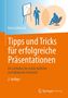 Titel: "Tipps und Tricks für erfolgreiche Präsentationen". Oben Präsentationsgrafik, unten Autor: Boris Gebhardt.