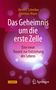 "Das Geheimnis um die erste Zelle" von Ulrich C. Schreiber und Christian Mayer. Ein pink-violetter Hintergrund., 1 Buch und 1 Diverse