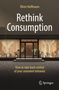 "Rethink Consumption" von Oliver Hoffmann. Schaufenster mit Mode, hell beleuchtet. Untertitel: "How to take back control of your consumer behavior".