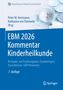 Text: Abrechnung erfolgreich und optimal. Peter M. Hermanns, Katharina von Pannwitz Hrsg. EBM 2026 Kommentar Kinderheilkunde. Kompakt: mit Punktangaben, Eurobeträgen, Ausschlüssen, GOÄ Hinweisen. 7. Auflage. Unten rechts ist das Springer-Logo. Im Hintergrund sind Euro-Münzen und Scheine zu sehen., Buch