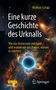Buchtitel: "Eine kurze Geschichte des Urknalls". Autor: Mathias Scholz. Illustration von kosmischen Phänomenen und Galaxien., Buch
