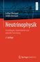 Titel: "Neutrinophysik". Autoren: Lothar und Judith Oberauer. Hintergrund zeigt wissenschaftliche Diagramme.