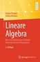 "Lineare Algebra", 2. Auflage, von Gregor Kemper & Fabian Reimers. Orangeroter Hintergrund, Logo unten., Buch