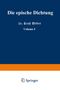 Ernst Weber: Die epische Dichtung, Buch