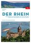 "DER RHEIN" Führer für Binnengewässer. Bild: Fluss mit Schloss und Hügeln, ein Schiff fährt auf dem Wasser., Buch