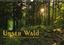 Heike Langenkamp: Unser Wald - Magische Sichten in norddeutsche Wälder / Geburtstagskalender (Wandkalender 2021 DIN A3 quer), KAL