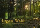 Heike Langenkamp: Unser Wald - Magische Sichten in norddeutsche Wälder / Geburtstagskalender (Tischkalender 2021 DIN A5 quer), KAL