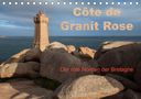 Etienne Benoît: Côte de Granit Rose - Der rote Norden der Bretagne (Tischkalender 2021 DIN A5 quer), Div.