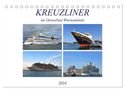 Ulrich Senff: KREUZLINER im Ostseebad Warnemünde (Tischkalender 2024 DIN A5 quer), CALVENDO Monatskalender, KAL
