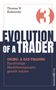 "Evolution of a Trader", "Swing- & Day-Trading", "Kurzfristige Marktbewegungen gezielt nutzen", rot-weißes Design., Buch
