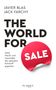 Titel: "The World for Sale". Autoren: Javier Blas, Jack Farchy. Thema: Globale Rohstoffgeschäfte. Rotes SALE-Emblem., Buch