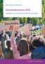 „Demokratiemonitor 2026“ zeigt Menschen mit Schildern; ein Schild trägt das Wort „Demokratie“ und ein rotes Kreuz., Buch
