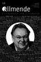 "allmende. Zeitschrift für Literatur." Ein Porträt eines Mannes vor einem Hintergrund aus vielen Namen., Buch