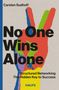 "No One Wins Alone" und "Structured Networking The Hidden Key to Success" stehen vor einer bunten Hand mit Siegeszeichen., Buch