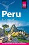 "Peru kompakt" mit Machu Picchu im Hintergrund, Logo oben rechts, blauer Himmel und grüne Landschaft mit alten Ruinen., Buch