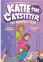 "Katie the Catsitter: The Purrfect Plan." Illustration von mehreren Menschen und Katzen in einer urbanen Umgebung., Buch