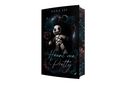 "Dana Jai" oben. "Haunt me, Pretty" in schwungvoller Schrift. Illustration: Voodoo-Puppe umgeben von dunklen Blumen., Buch