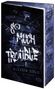 Texte: "Jax", "Andrew", "Tyler", "So Much Trouble", "Love", "Alessia Gold". Graffiti-Stil auf Backstein., Buch