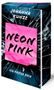 "Neon Pink" auf pinkem Hintergrund, "Johanna Kunze" oben, "Ich kriege dich" unten. Zersprungenes Glas als Hintergrund., Buch
