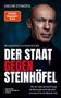 Joachim Steinhöfel, SPIEGEL Bestseller-Autor. Titel: "Der Staat gegen Steinhöfel". Gesicht eines ernsten Mannes., Buch