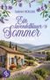 „Sarah Rüger: Ein lavendelblauer Sommer“. Illustration: Steinhaus vor Lavendelfeld, blauer Himmel, ländliche Idylle., Buch