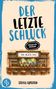 „Der letzte Schluck“, „THE BLACK DOG“, „English Pub Mysteries“, von Stella Cameron. Illustration einer gemütlichen Bar., Buch