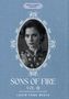 „Sons of Fire Vol. III“ von Marry Elizabeth Braddon. Eine Frau in edlem Kleid, umrahmt von dekorativen Mustern., Buch