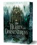 Text: "Vorläufiges Cover, Drachenmond Verlag." Ein blauer Drache fliegt vor einem leuchtenden Vollmond durchs All., Buch