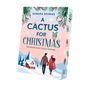Text: "A Cactus for Christmas. Ein Winter Wish Chalet Roman." Illustration: Winterlandschaft mit Paar, Hütte, Kakteen und Schnee., Buch