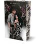 Text: "B.B. Stiffers", "Reign of Scars", "Married by Fire", "(Dark Mafia Princess)". Illustration: Paar, Ranken, Rosen., Buch