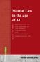 "Martial Law in the Age of AI" - Erläuterung der Genfer Konventionen. Buchtitel, roter Hintergrund mit Struktur.
, Buch