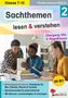 "Klasse 7-10", "Sachthemen lesen & verstehen", "Übergang VKL ➔ Regelklasse", "ab B1". Drei Personen studieren zusammen., Buch