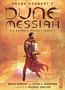 "Frank Herbert's Dune Messiah. Die Graphic Novel - Buch 1. Illustration eines Mannes in Rüstung mit Schwert vor sandigem Hintergrund.", Buch