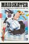 "MAIDSKATER - The skateboard is a symbol of the maid." Eine Anime-Maid auf Skateboard mit Einkaufstüte voller Gemüse., Buch