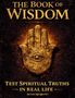 "The Book of Wisdom: Test Spiritual Truths in Real Life. Richard MacManney." Eine Illustration mit einer antiken Hand und einem Auge., Buch